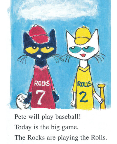 petethecatplayballmyfirsticanread皮特猫打棒球