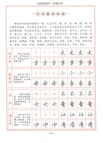 司马彦字帖·5000常用字:钢笔行书(描摹版)