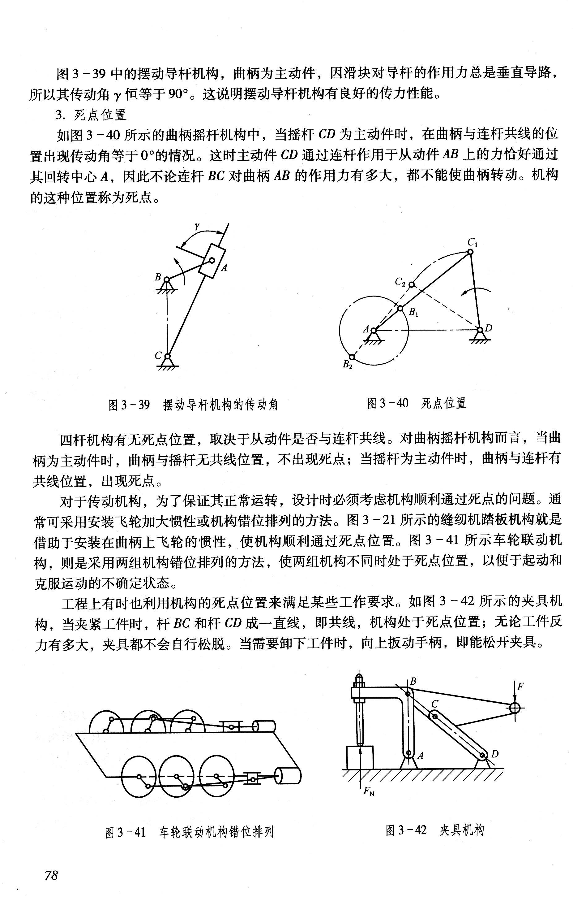 导杆机构死点位置图片