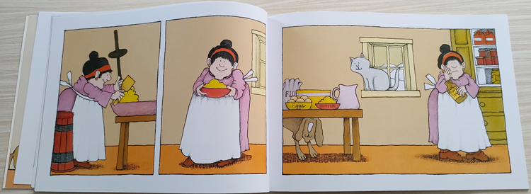 英文原版pancakesforbreakfast早餐吃煎饼平装绘本儿童启蒙阅读趣味