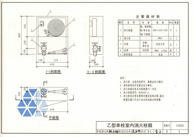 圖集《室外消火栓安裝》(88s162)基礎上重新編