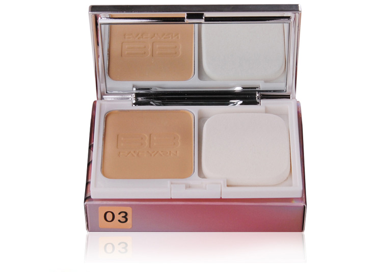 花妍丽 滋润柔滑bb粉饼10g 遮瑕定妆 控油保湿 03