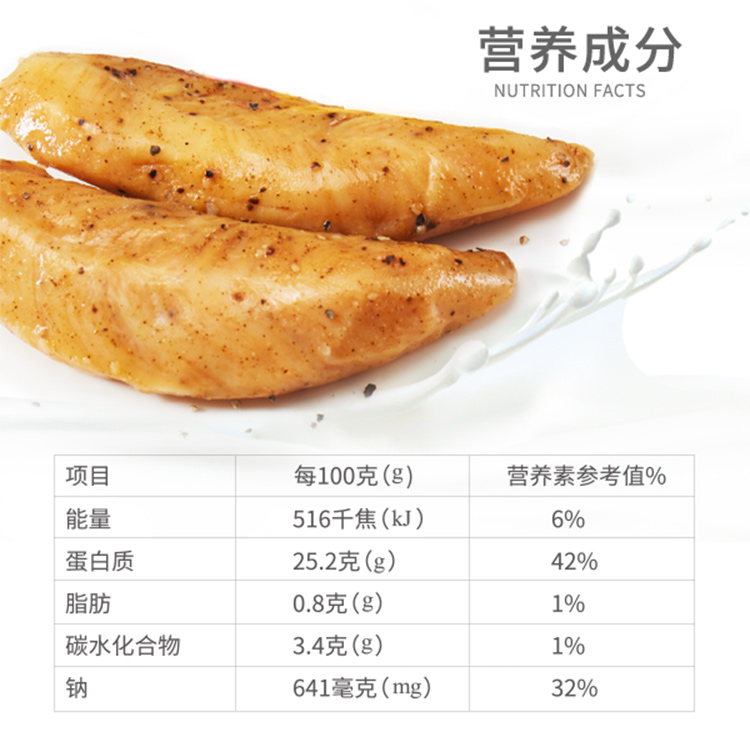 ishape 优形 即食鸡胸肉 100g*5袋 图7