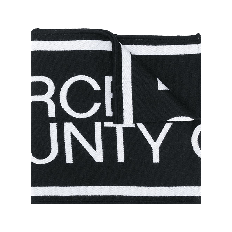 马塞洛布隆(marcelo burlon) 20fw男士logo字母围巾 cmma009f20kni