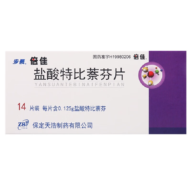 皮肤及性病用药 皮炎湿疹癣症 步长倍佳 步长倍佳盐酸特比萘芬片