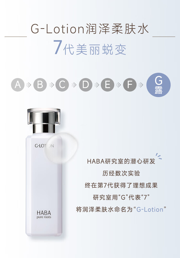 HABAG露润泽柔肤水 爽肤水化妆水 鲨烷精华油补水保湿套装 母亲节礼物 【G露大瓶装】360ml