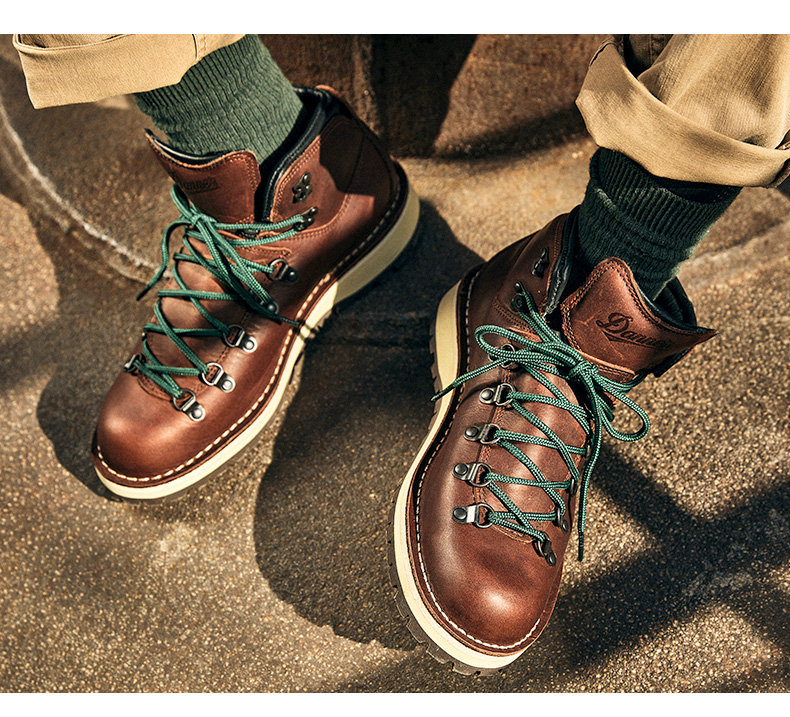 danner丹纳都市户外休闲mountainpass真皮防水男女款手工工装靴中高帮