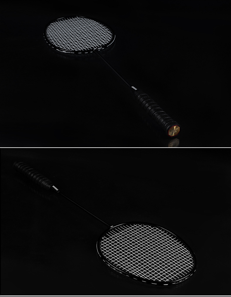 萨达羽毛球拍2只成人健身进攻型单双打拍超轻碳纤维耐打初学ymqp2支装