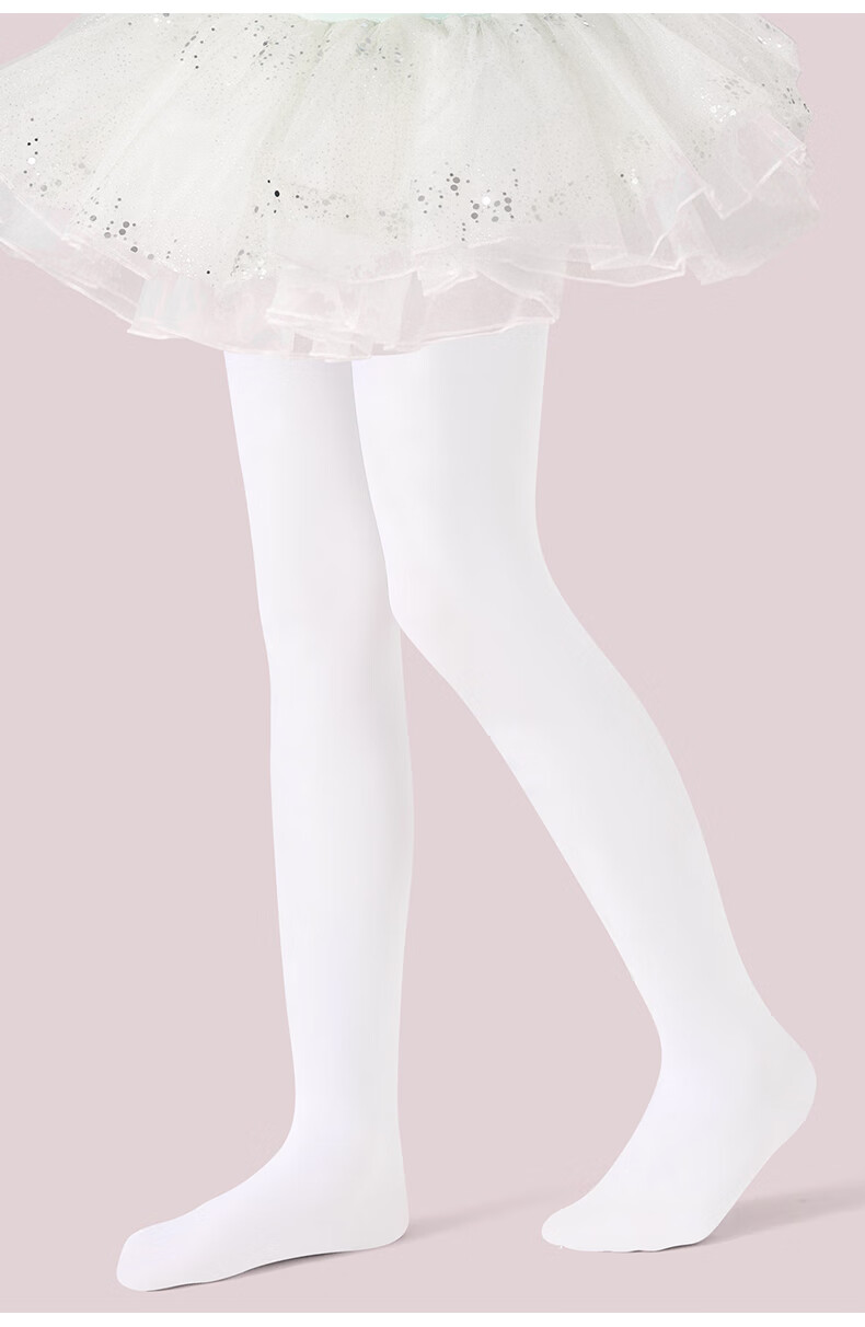 Barbie Children's Tights Girls Dance Socks Spring and Autumn Thin White Stockings Girls Leggings Practice Dance Base Socks 8