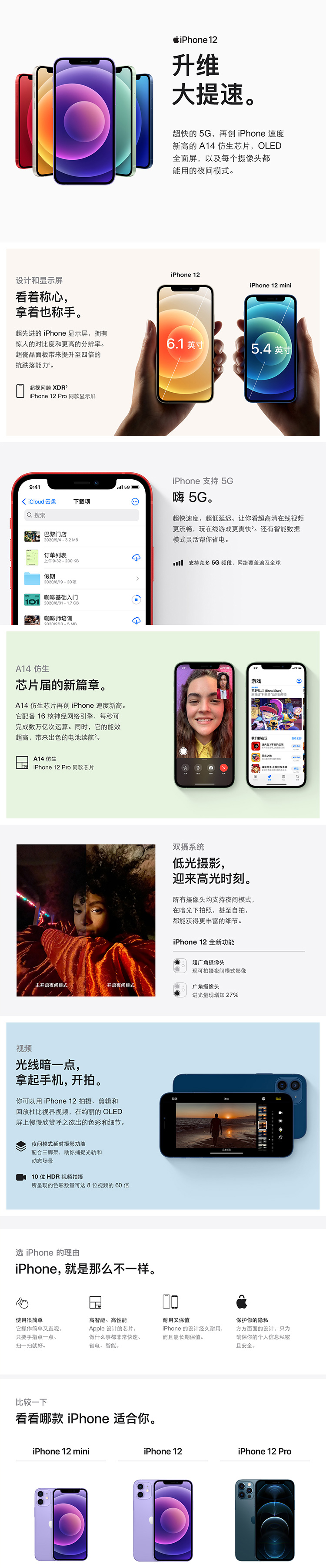 Appleiphone 12 Apple Iphone 12 404 128gb 紫色支持移动联通电信5g 双卡双待手机 行情报价价格评测 京东