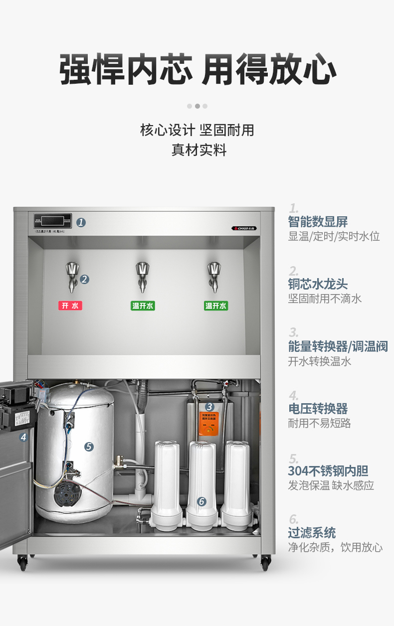 志高(chigo) 志高(chigo)直饮水机商用开水器直饮机大型商用工厂用