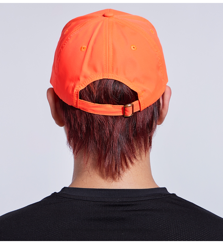 橙色亮丽费德勒纳达尔男士可调节运动网球帽子 黑色-费德勒【图片