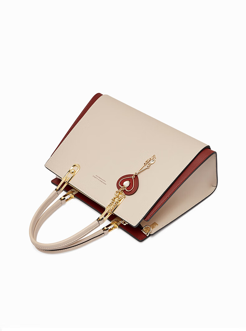 Geshiman Luxury Handbag Brand, Mom's Crossbody Bag, Shoulder Commuter Bag, Birthday Gift, 7266, Beige 7