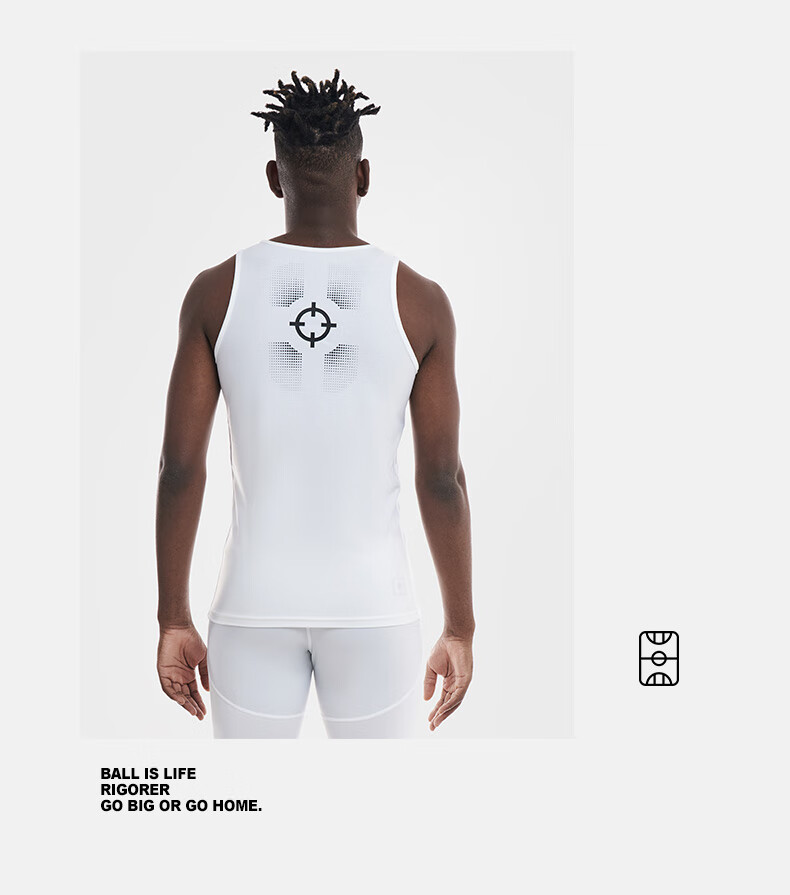 RIGORER Fitness Tank Top, Sports Vest, Running Training Quick-Dry Clothing, New Summer Style Round Neck Sleeveless T-Shirt 14