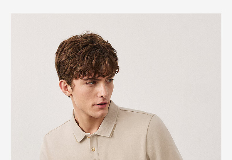 Navigare Men's Long-Sleeve Polo Shirt with Collar, Combed Long-Staple Cotton, Skin-Friendly Casual POLO Shirt 1335024503 2XL 23
