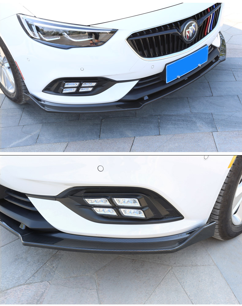 适配于别克17-21款新君威改装前铲饰条防撞全新一代君威前铲前杠运动