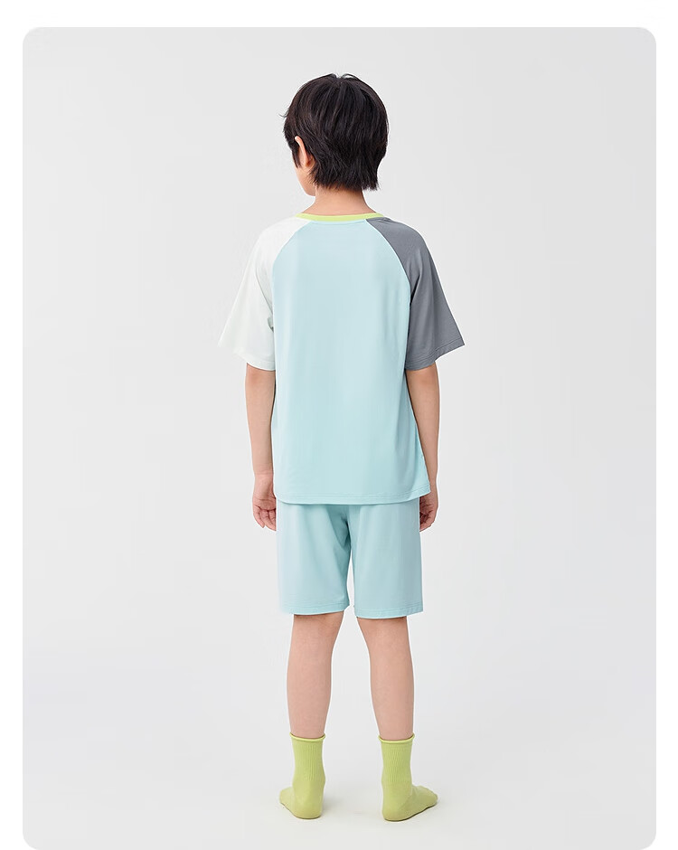 Balabala Summer Pajama Set Air Conditioning Clothes Boys Homewear [Designer SICO Mall Same Style] 206225171105 12