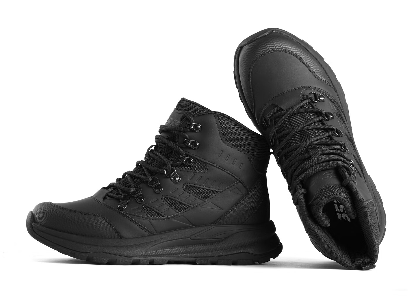 3515 Men's Outdoor Anti-Puncture Hiking Boots Non-Slip Wear-Resistant Training Combat Boots Black Size 43 18