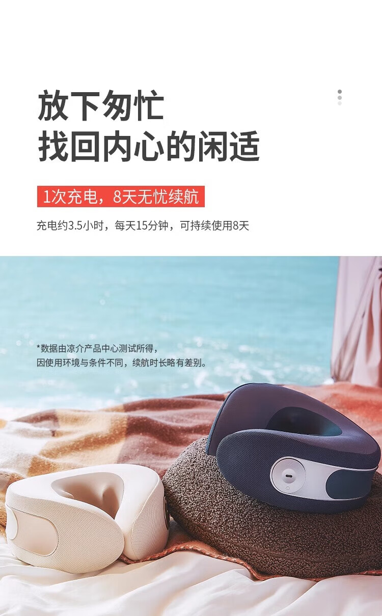 Liangjie MT02 Cervical Massager, U-Shaped Portable Neck Massager, Shoulder And Neck Massage Pillow, Kneading Neck And Shoulder, Trapezius Muscle, Hot Compress, Mid-Autumn Festival Gift Box, Birthday Present for Friends And Parents 4
