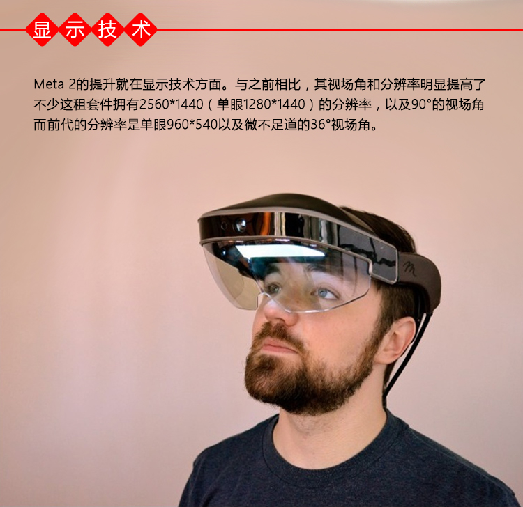 smartfly 【13%增值税专票】meta 2 ar 增强现实眼镜 开发者版mr混合