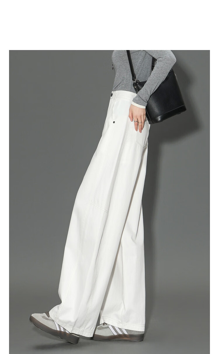 Demana [Cloud Oxygen Cotton Series] Spring Pear-Shaped Comfortable Wide-Leg Pants Loose Slim Fit Petite Casual Pants for Women Premium Style 3
