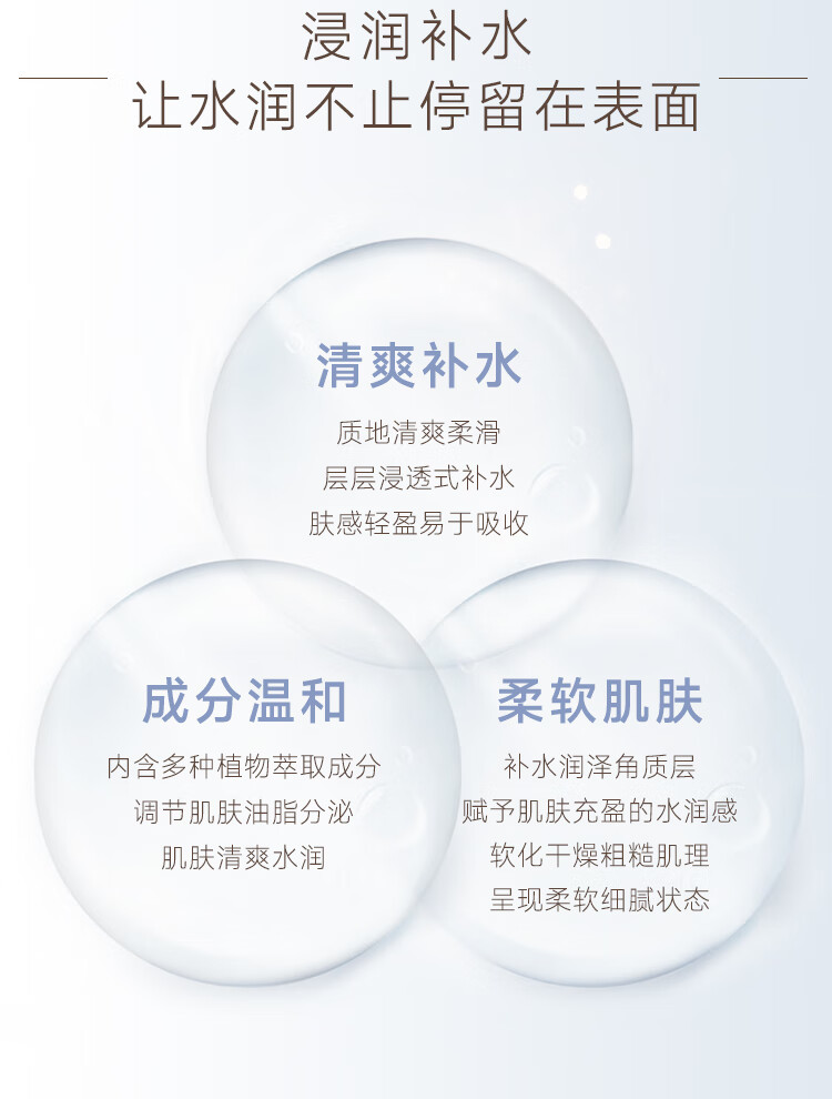 HABAG露润泽柔肤水 爽肤水化妆水 鲨烷精华油补水保湿套装 母亲节礼物 【G露大瓶装】360ml