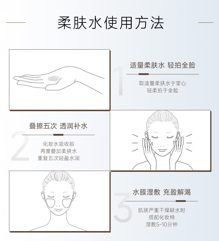 HABAG露润泽柔肤水 爽肤水化妆水 鲨烷精华油补水保湿套装 母亲节礼物 【G露大瓶装】360ml