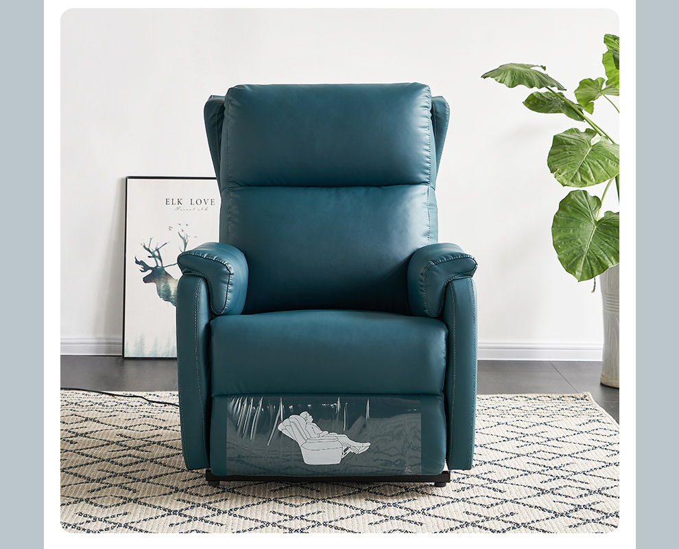 椅功能沙发 北欧仿羊绒布艺沙发椅 老人沙发创意电动智能沙发单人沙发