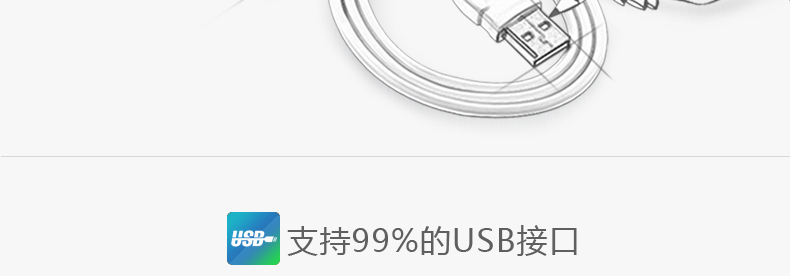 SSK飚王 SHU027烽火 集线器HUB 一拖4口高速扩展 USB2.0 分线器4口 白色