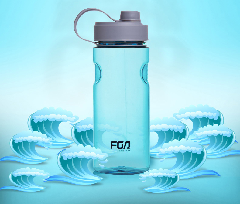 
                                        富光太空杯 户外运动水杯 夏季大容量FS1066水壶塑料茶隔杯子便携 1000ML绿色                