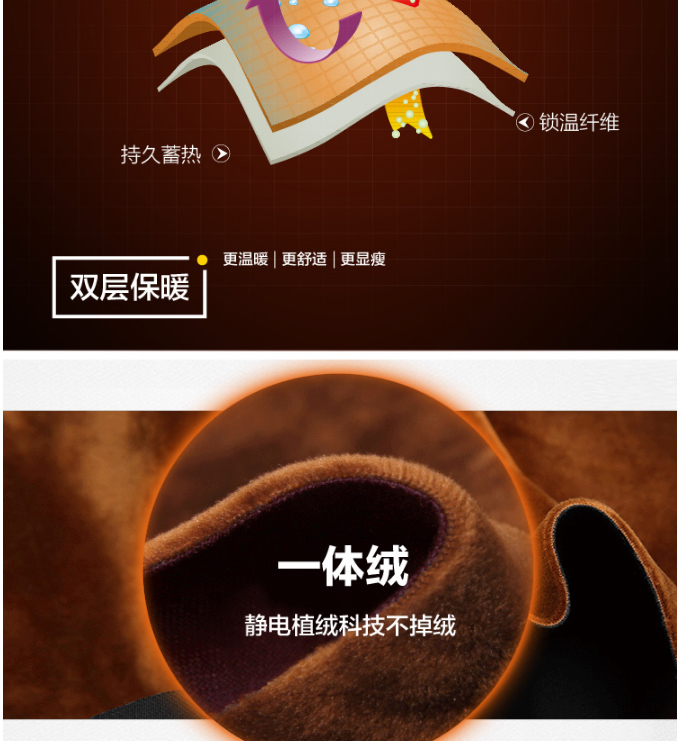 【京东自营】逸阳女裤2015冬季铅笔裤加厚保暖修身外穿女加绒打底裤1085 黑色 28(11码)