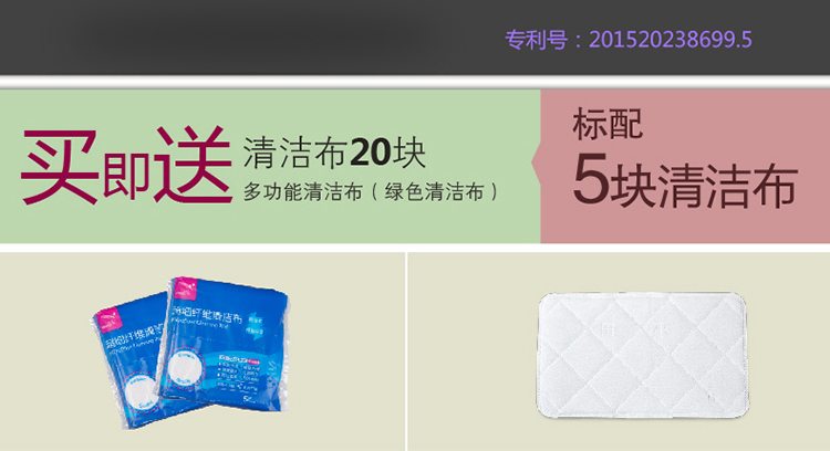 
                                小田（Xiotin）蒸汽拖把 7335CH-1 轻薄静音/除尘去污/杀菌除螨 深层洁净（金属灰高度可调）            