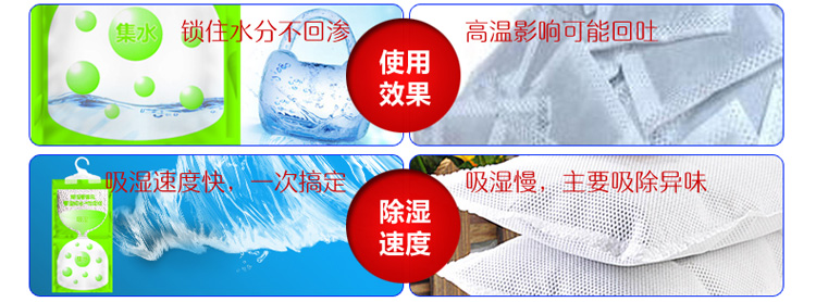 
                                        
                                                            绿驰衣柜衣服可挂式除湿袋 特惠5袋装干燥剂防潮剂 室内房间吸潮桶抽吸湿盒器防霉包（限量）                