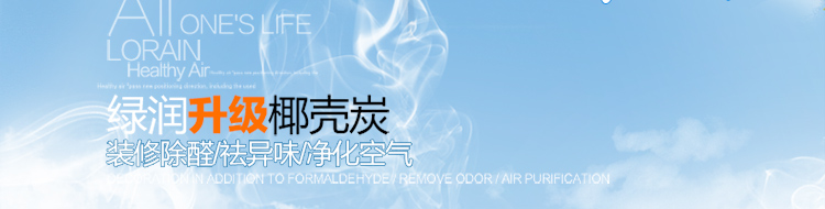 
                                        
                                                            绿润活性炭6000g除甲醛快速去吸除新车新房装修室内三居室去除吸灭臭净化异味竹炭包防潮干燥除湿袋活性炭包                