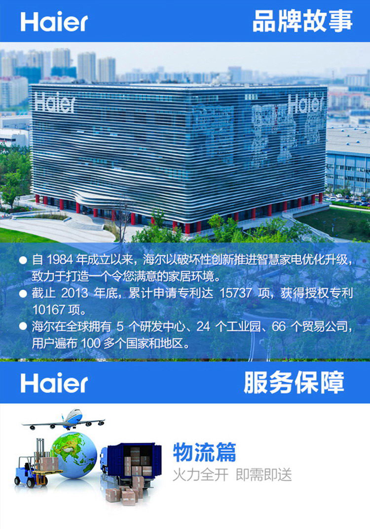 
                                                                                海尔（Haier） 202升家用冷藏冷冻转换冰柜 节能单温冷柜小冰箱 BC/BD-202HT                