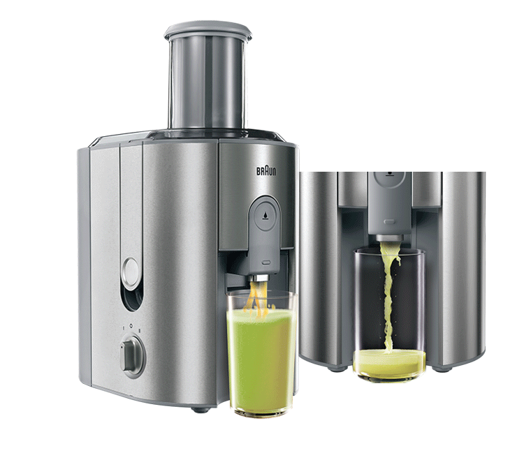 博朗(braun)榨汁机 家用多功能大口径全自动果汁大功率 j700