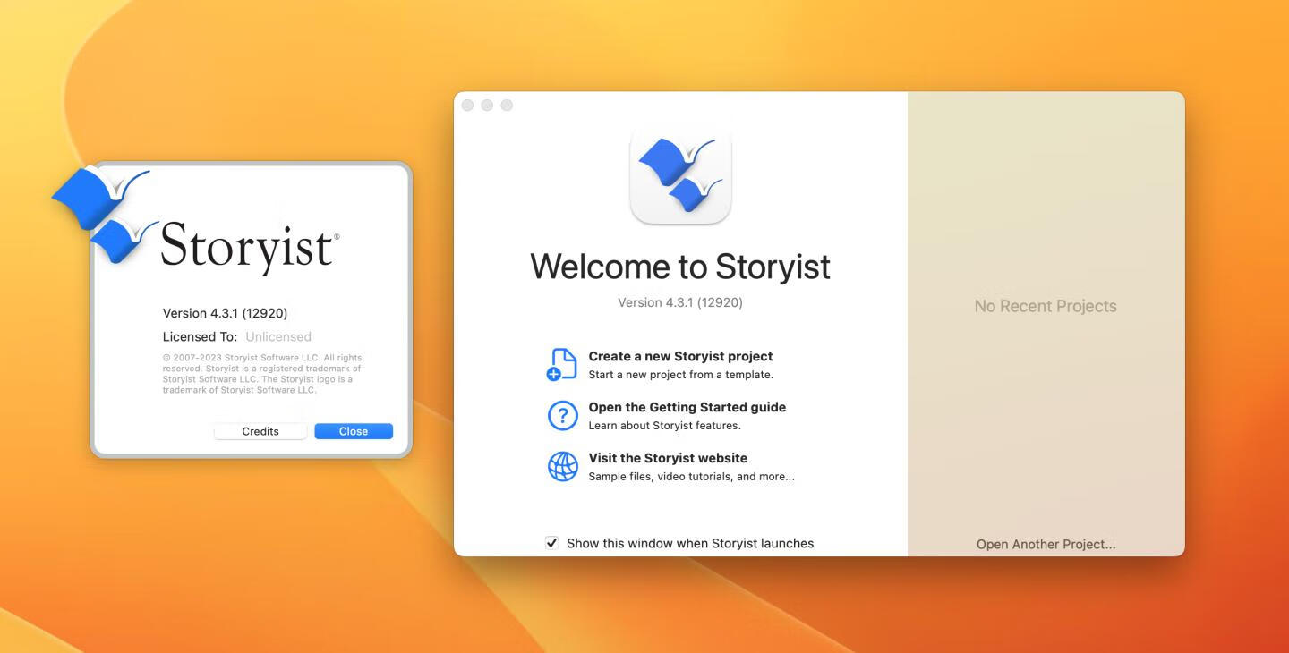 Storyist for Mac v4.3.1英文激活版 功能强大的写作工具