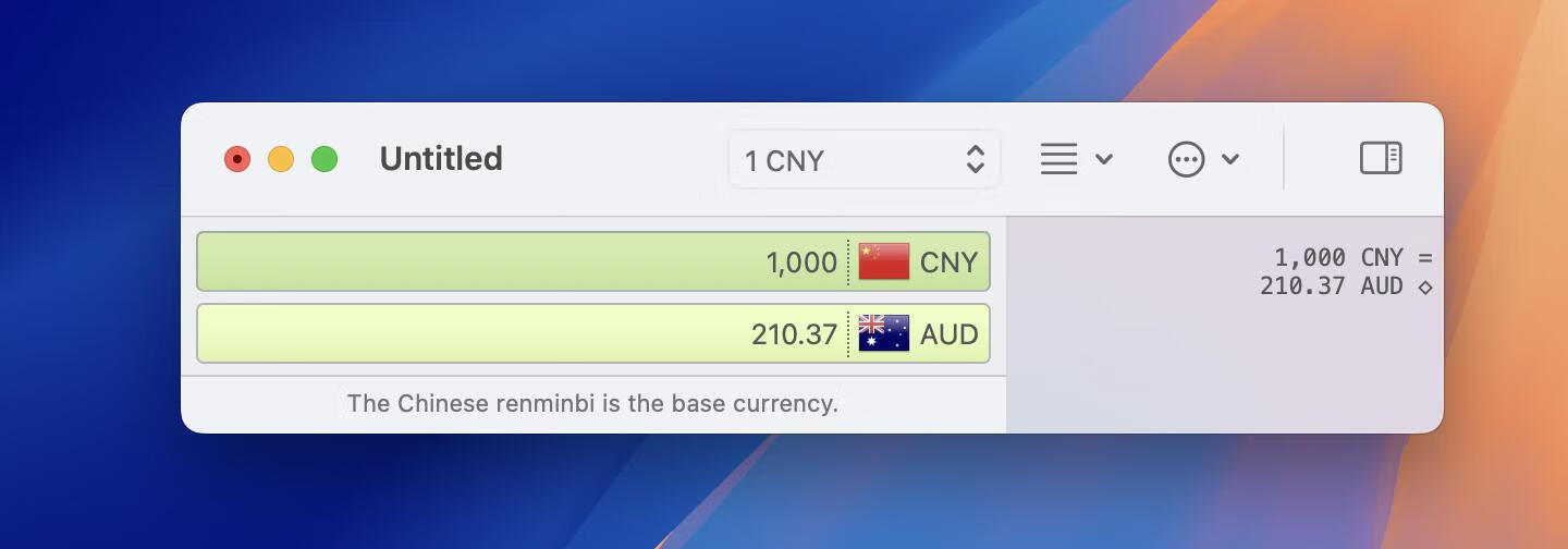 Currency Assistant for Mac v3.6.3激活版 货币兑换计算器