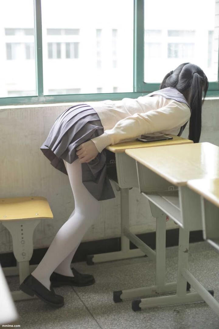 图片[3]-《JK校服白丝》 [森萝财团] X-017 写真集[99P]-美了么