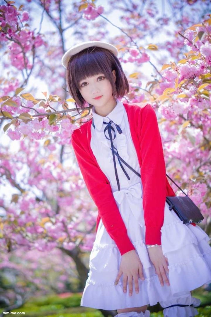 图片[3]-羽天Shine - NO.55 路人女主的养成方法圣人惠可爱COS加藤惠 [12P17MB]-美了么