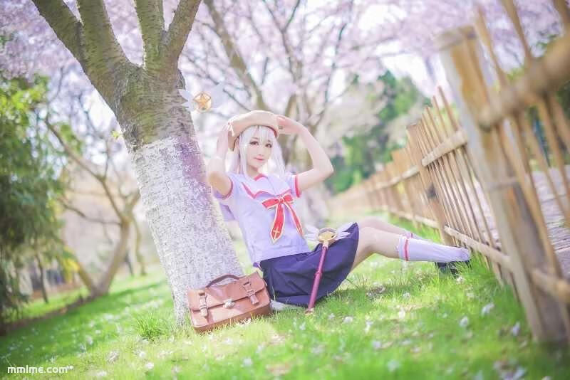 图片[2]-羽天Shine - NO.59 魔法少女伊莉雅COS可爱马猴烧酒 [13P23MB]-美了么