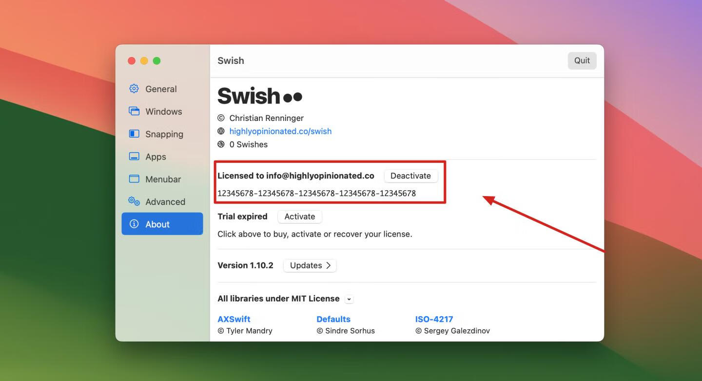 Swish for Mac v1.10.2免激活版 MacBook触控板窗口管理