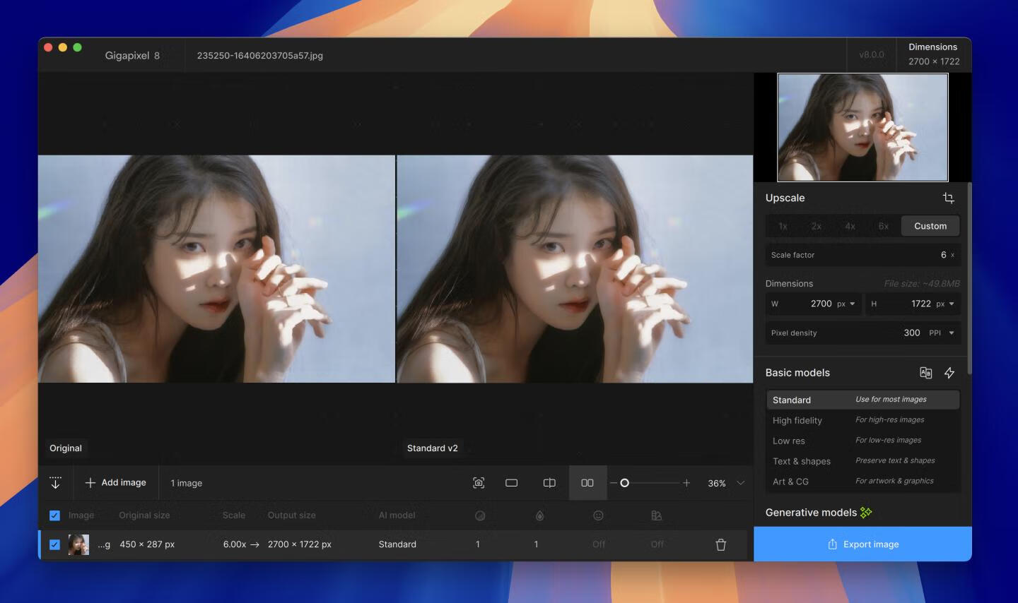 Topaz Gigapixel AI for Mac v8.0.0 直破版 图片无损放大软件