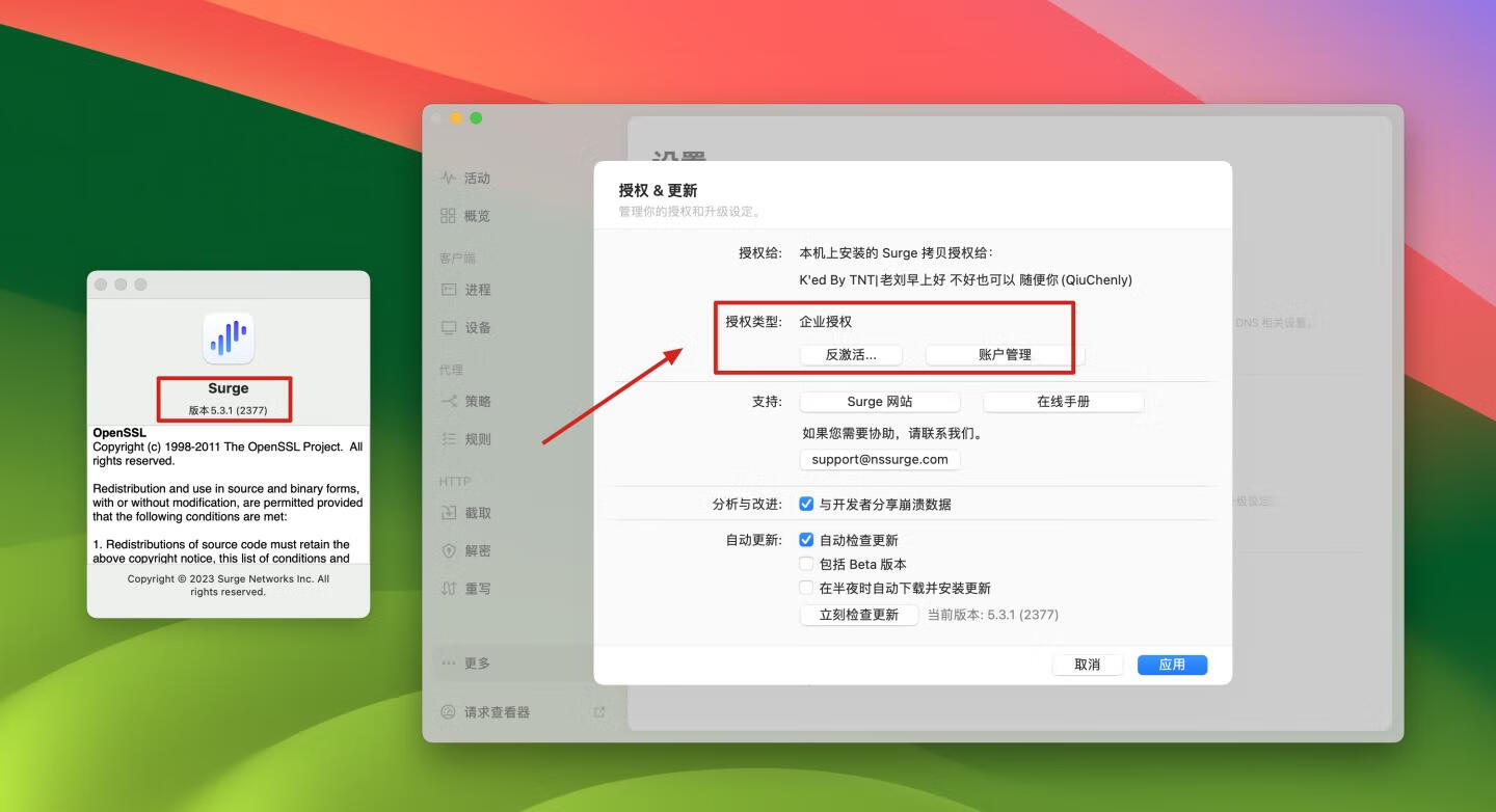 🔥Surge for Mac v5.3.1(2377) 中文破解版 高级网络工具箱