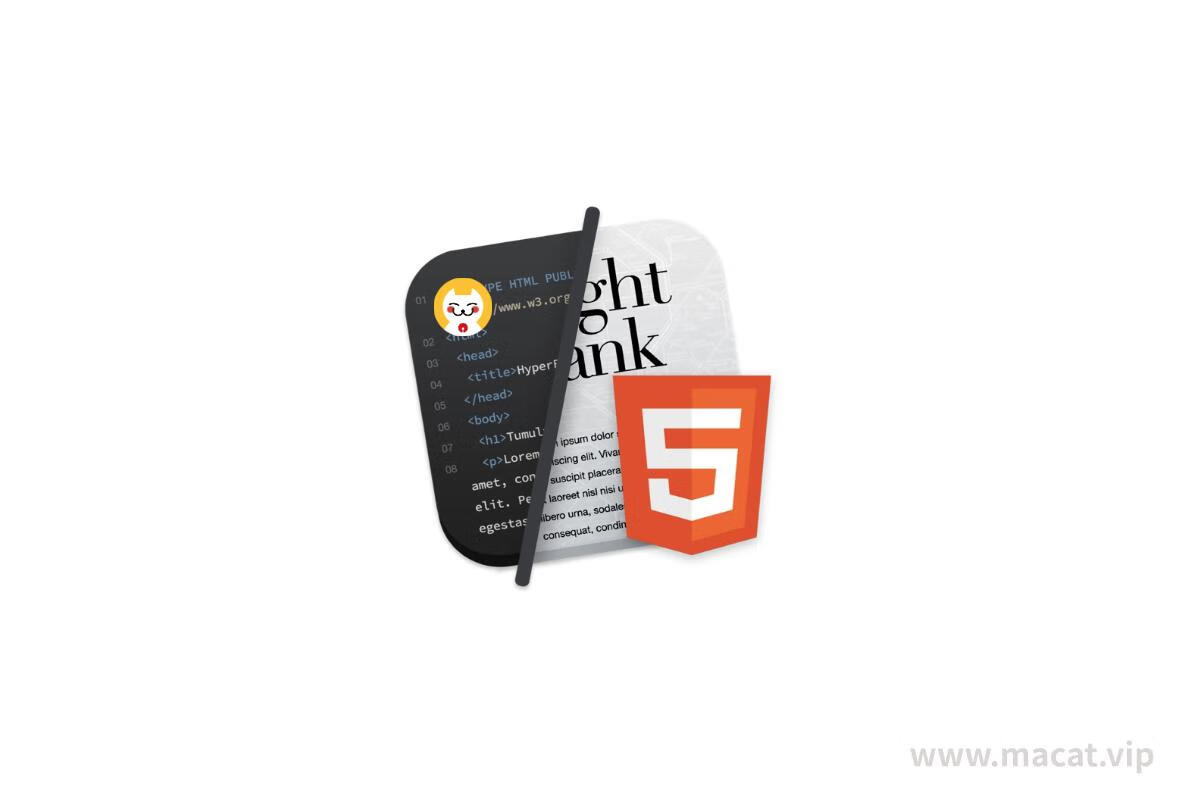 Whisk for Mac v2.6.1激活版 实时预览的轻量级网页编辑器