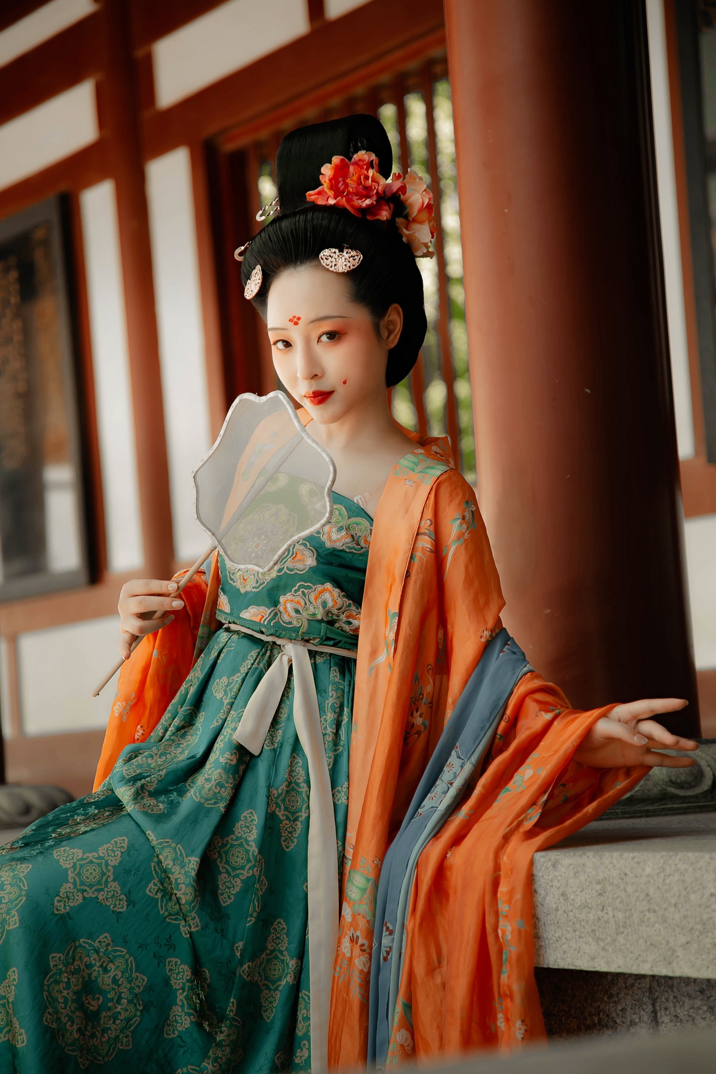 汉服古装美女 赏沉鱼落雁,观闭月羞花