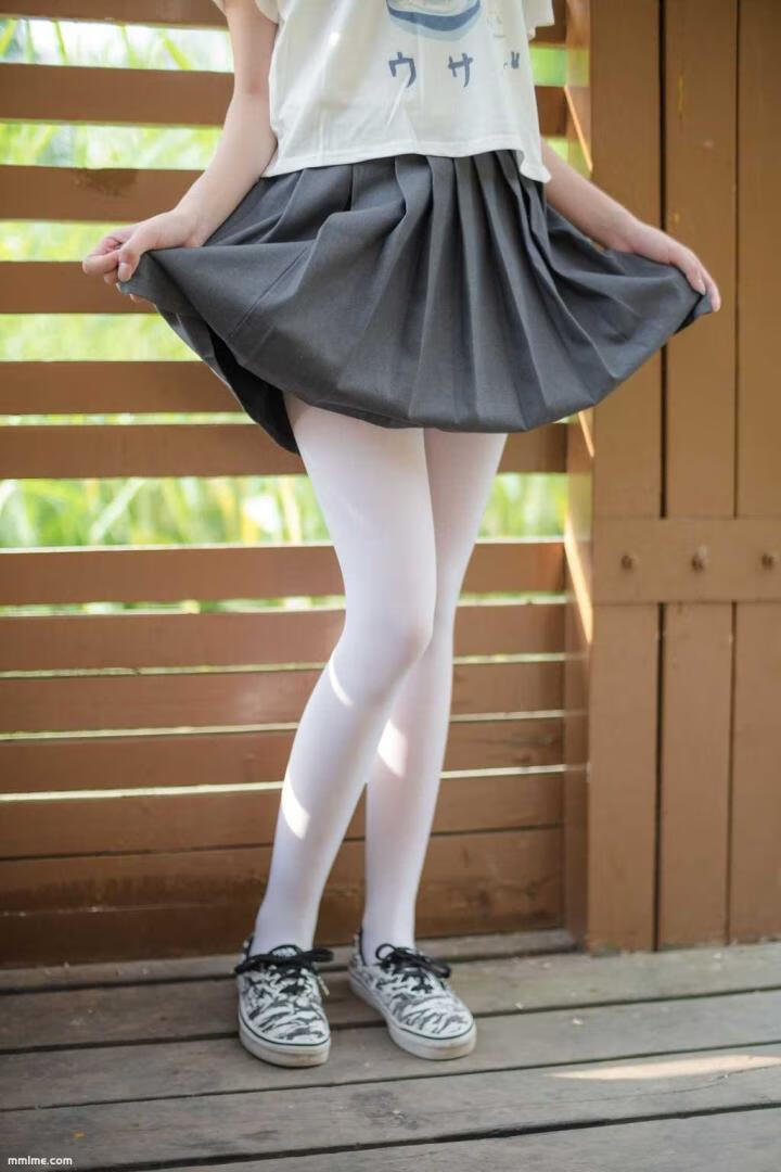 图片[8]-《白丝妹妹游园》 [森萝财团] R15-014 写真集[99P]-美了么