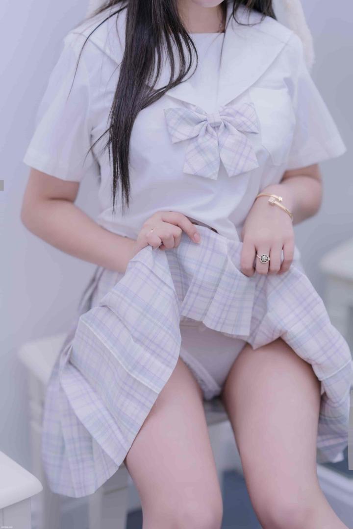 图片[3]-MX.0078 过期米线线喵 天台JK-美了么