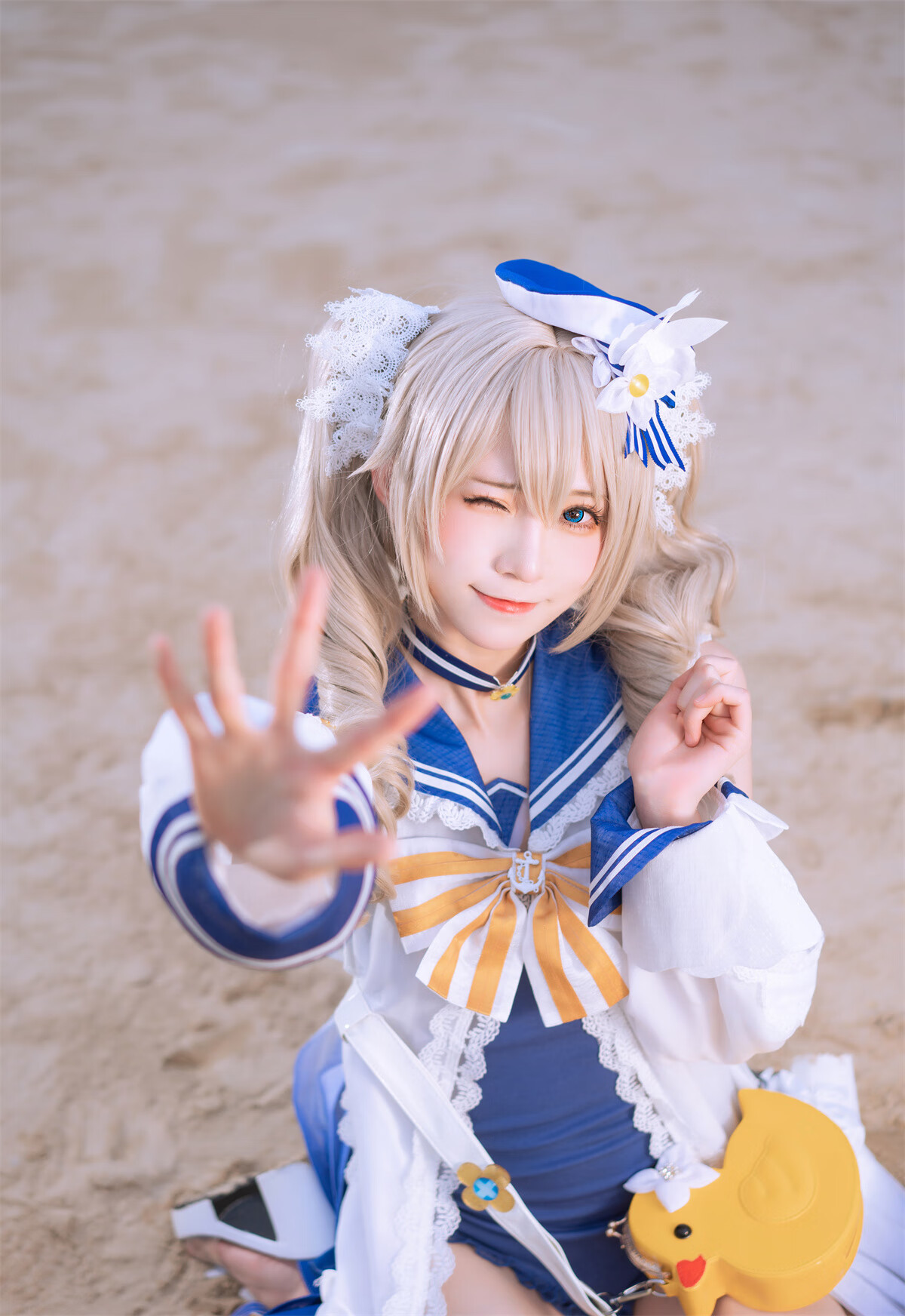 网络红人@Kitaro_绮太郎 原神 芭芭拉[18P/219M]