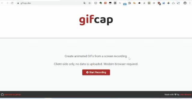 WordPress-分享Gif在线录制网站 GifCap